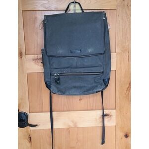 Timbuk2 Gray Canvas Distressed Laptop Bag Backpack Grunge Utility Travel Commute